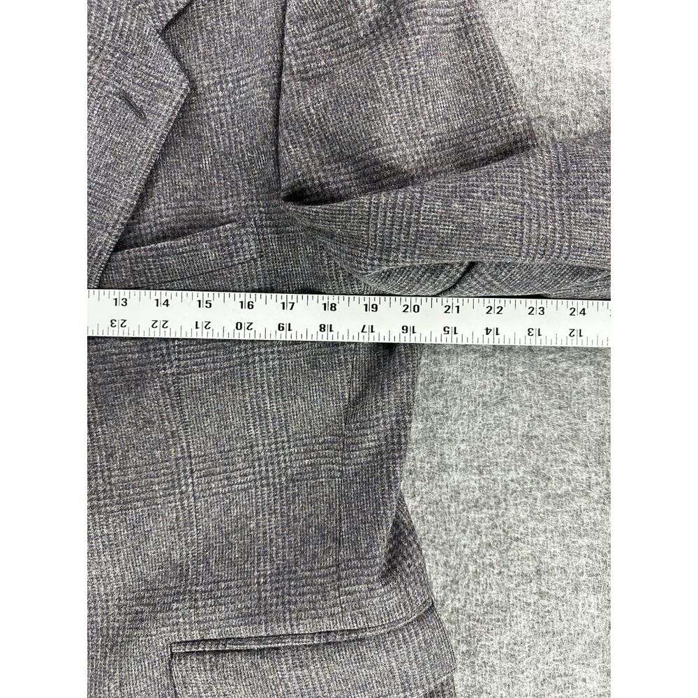 Vintage Givenchy Paris Wool Sport Coat SZ 41 Gray Tweed Single Vent Old Money - Picture 8 of 12